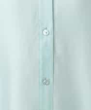 FOBGD41160 MK MICHEL KLEIN(MK ミッシェルクラン) フーディーデザインシアーシャツブラウス/洗える モカ