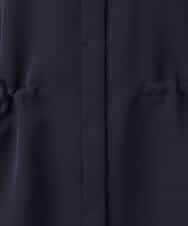 FOBGD44160 MK MICHEL KLEIN(MK ミッシェルクラン) バンドカラーブラウス/接触冷感/UVカット/防シワ/通気性/洗える ベージュ