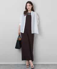 FOBJA81130 MK MICHEL KLEIN(MK ミッシェルクラン) シアーローンシャツブラウス/洗える ピンク