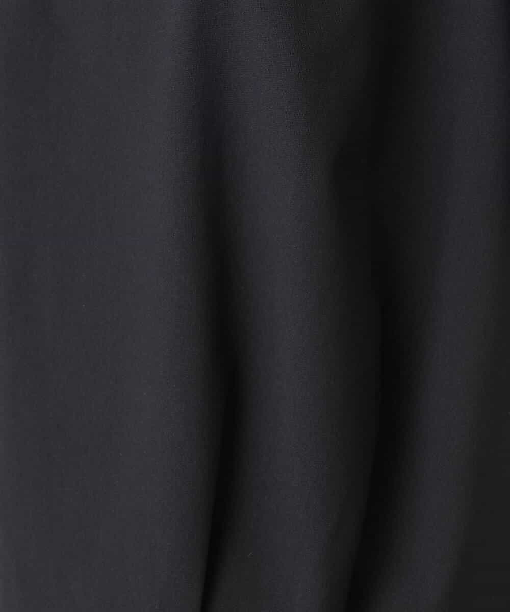 FOBJD76140 MK MICHEL KLEIN(MK ミッシェルクラン) [瞬美シリーズ/UVカット/接触冷感/速乾/洗える]トリコット タックデザインカットソー ブラック