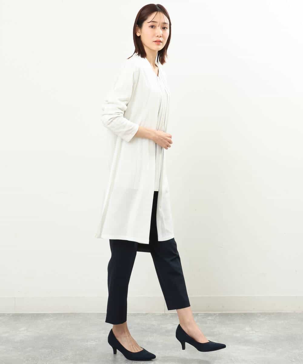 FOCFS04120 MK MICHEL KLEIN(MK ミッシェルクラン) 着流しカーディガン/洗える ベージュ