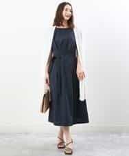 FOCFS04120 MK MICHEL KLEIN(MK ミッシェルクラン) 着流しカーディガン/洗える ベージュ