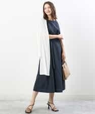 FOCFS04120 MK MICHEL KLEIN(MK ミッシェルクラン) 着流しカーディガン/洗える ベージュ