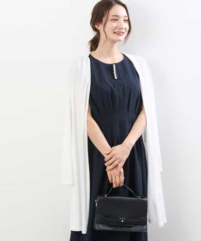 FOCFS04120 MK MICHEL KLEIN 着流しカーディガン/洗える