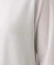 FOCGD40130 MK MICHEL KLEIN(MK ミッシェルクラン) コットン混シアーラメカーディガン/洗える ライトブルー