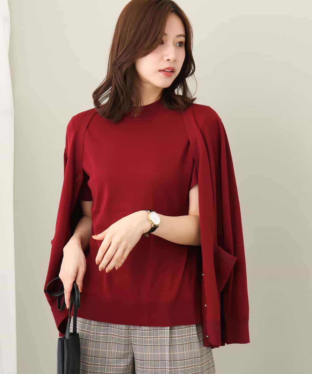 カラーニットラメアンサンブル/洗える(ニット・セーター) | MK MICHEL  