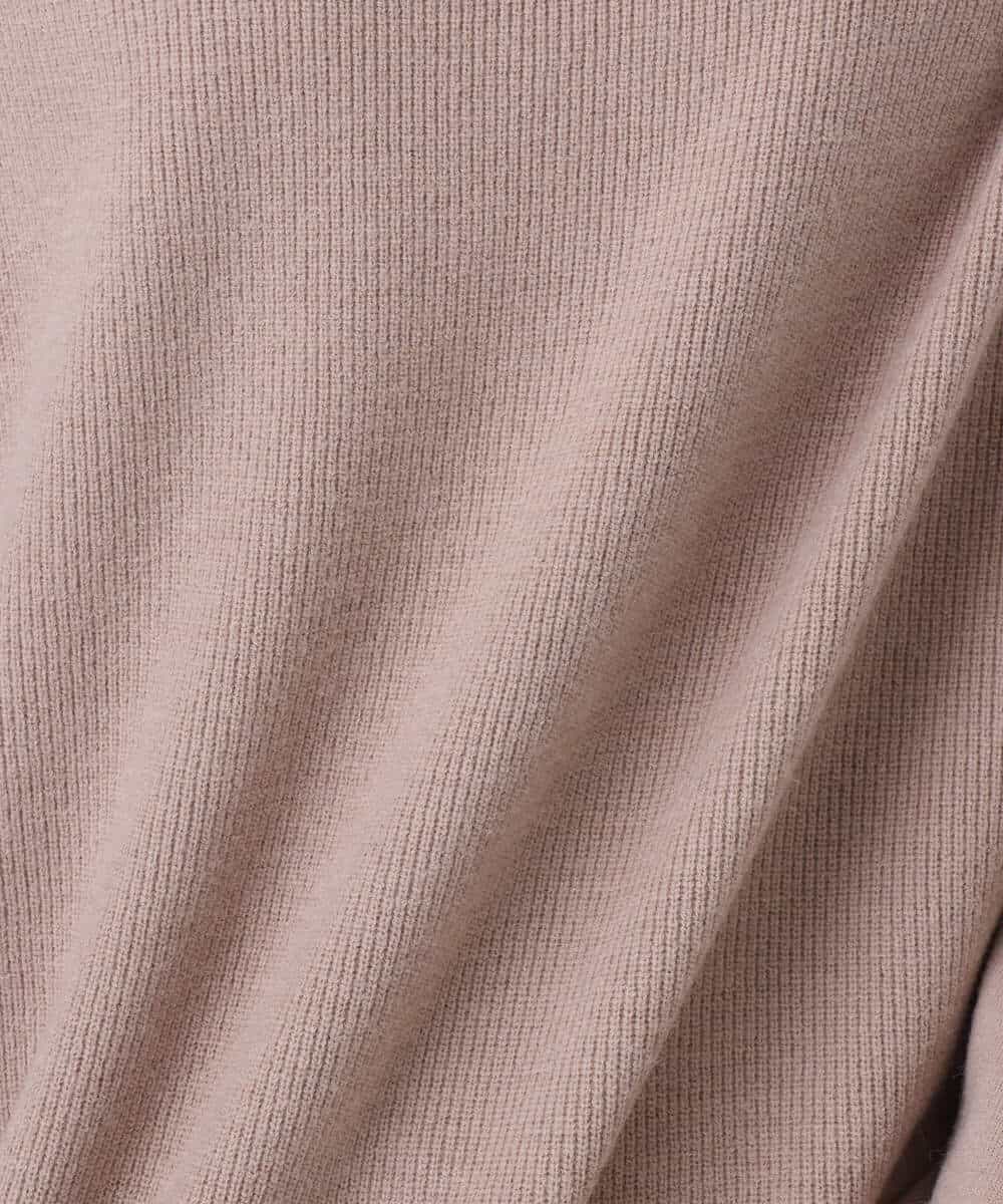 FOFAD40170 MK MICHEL KLEIN(MK ミッシェルクラン) ハイネックジレ×クルーネックニット ツインセット ベージュ
