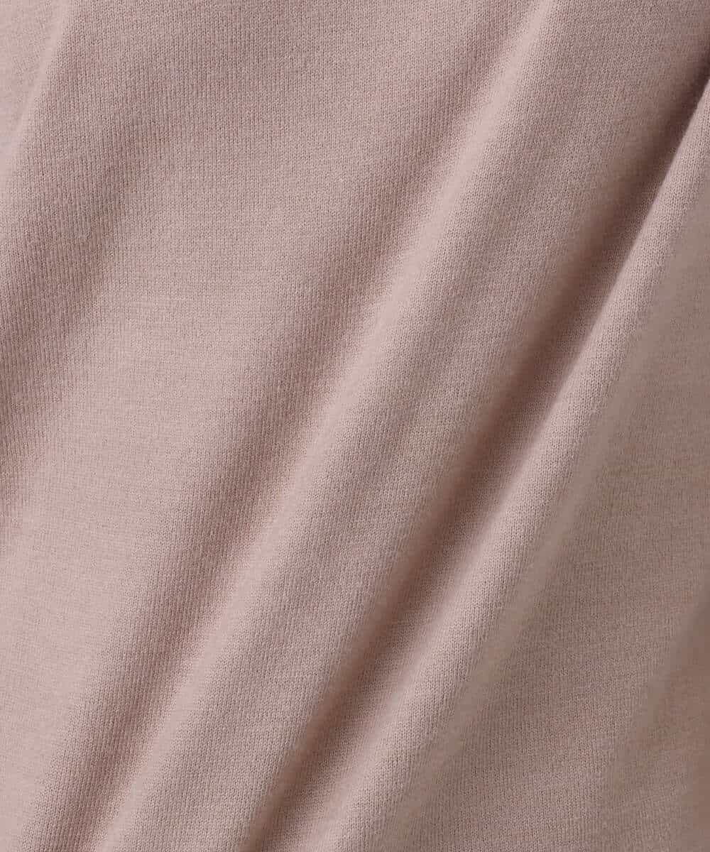 FOFAD40170 MK MICHEL KLEIN(MK ミッシェルクラン) ハイネックジレ×クルーネックニット ツインセット ベージュ