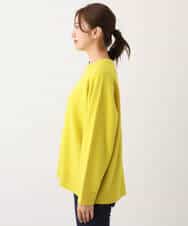FOFAV07210 MK MICHEL KLEIN(MK ミッシェルクラン) ミドル丈ウールニット/洗える イエロー