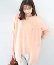 FOFGD30170 MK MICHEL KLEIN(MK ミッシェルクラン) カラーニットアンサンブル/洗える ライトブルー