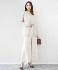 FOFGD30170 MK MICHEL KLEIN(MK ミッシェルクラン) カラーニットアンサンブル/洗える ライトブルー