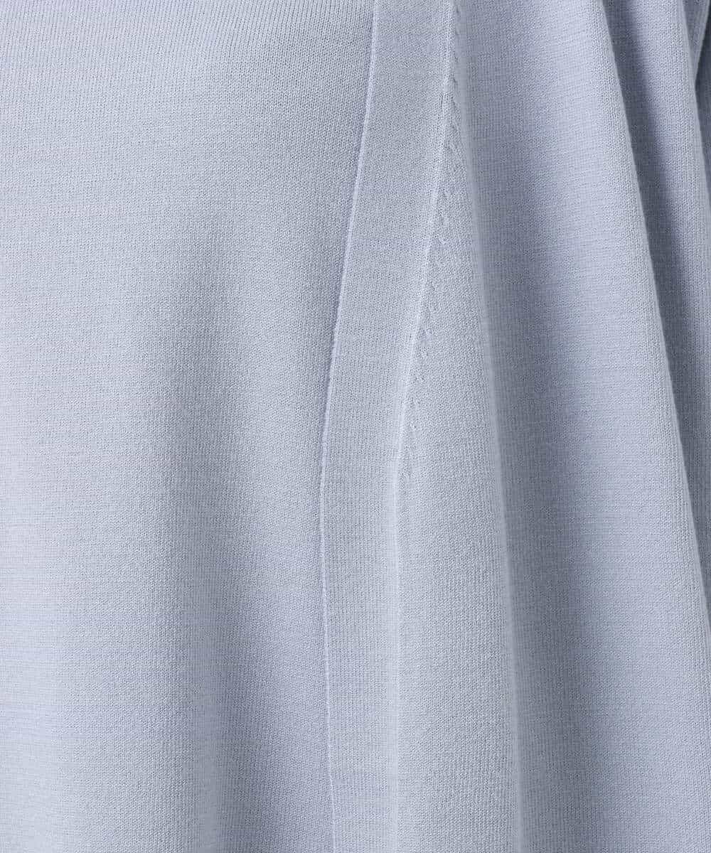 FOFGD30170 MK MICHEL KLEIN(MK ミッシェルクラン) カラーニットアンサンブル/洗える ライトブルー