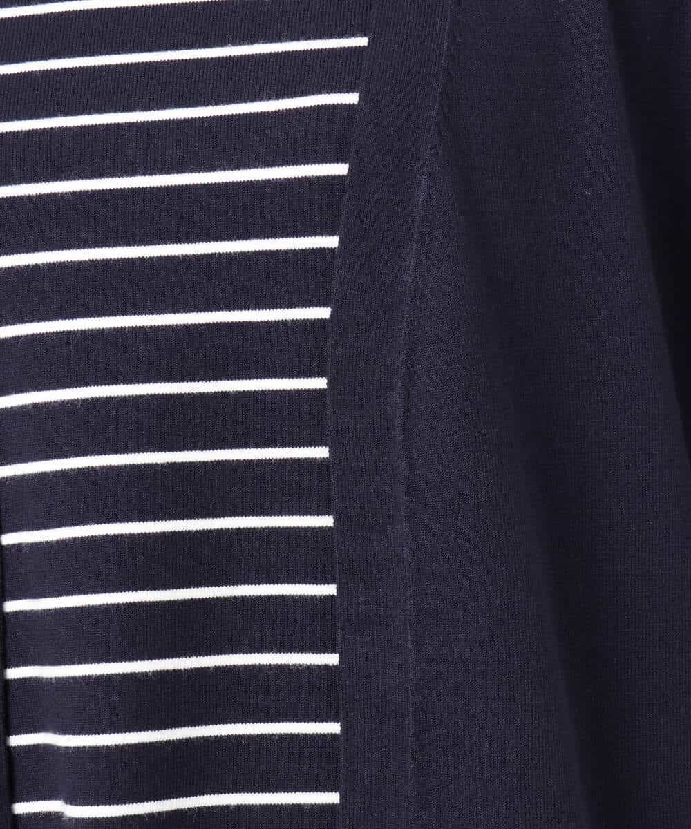 FOFGD30170 MK MICHEL KLEIN(MK ミッシェルクラン) カラーニットアンサンブル/洗える ライトブルー