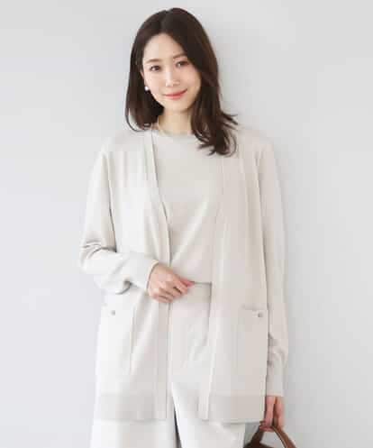 FOFGD30170 MK MICHEL KLEIN カラーニットアンサンブル/洗える