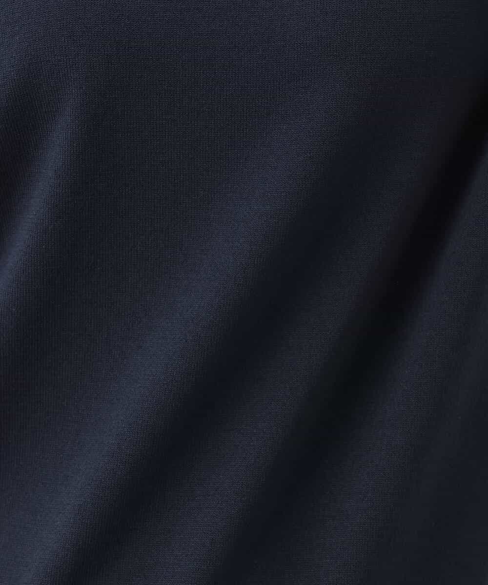 FOFJD20170 MK MICHEL KLEIN(MK ミッシェルクラン) [洗える]カラーニットアンサンブル ネイビー