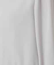 FOJFD13200 MK MICHEL KLEIN(MK ミッシェルクラン) ギャザーデザイン ジップアップブルゾン/撥水/防シワ/洗える ライトグレー