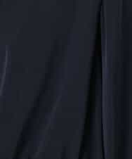 FOJFD13200 MK MICHEL KLEIN(MK ミッシェルクラン) ギャザーデザイン ジップアップブルゾン/撥水/防シワ/洗える ライトグレー