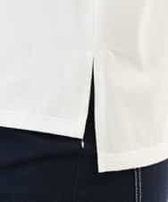 FOKGD61085 MK MICHEL KLEIN(MK ミッシェルクラン) [UVカット/接触冷感/洗える]デザインロゴTシャツ ホワイト