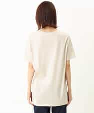 FOKGP06085 MK MICHEL KLEIN(MK ミッシェルクラン) ロゴTシャツ/洗える ベージュ