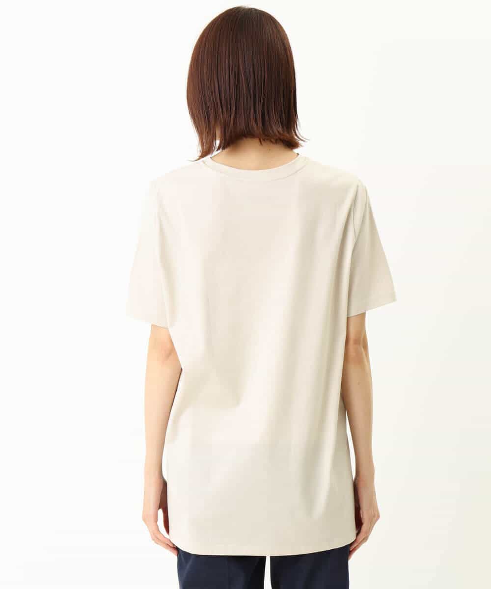 FOKGP06085 MK MICHEL KLEIN(MK ミッシェルクラン) ロゴTシャツ/洗える ベージュ