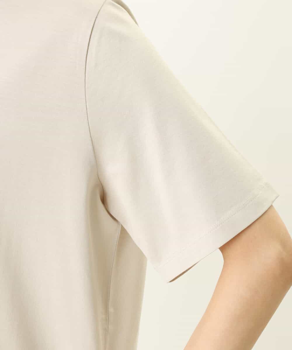 FOKGP06085 MK MICHEL KLEIN(MK ミッシェルクラン) ロゴTシャツ/洗える ベージュ