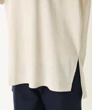 FOKGP06085 MK MICHEL KLEIN(MK ミッシェルクラン) ロゴTシャツ/洗える ベージュ
