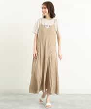 FOKGP06085 MK MICHEL KLEIN(MK ミッシェルクラン) ロゴTシャツ/洗える ベージュ