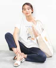 FOKGS05090 MK MICHEL KLEIN(MK ミッシェルクラン) 【Marie Assénat×MK MICHEL KLEIN】30周年記念コラボTシャツ ホワイト