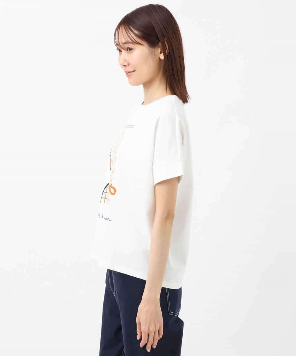 FOKGS05090 MK MICHEL KLEIN(MK ミッシェルクラン) 【Marie Assénat×MK MICHEL KLEIN】30周年記念コラボTシャツ ホワイト