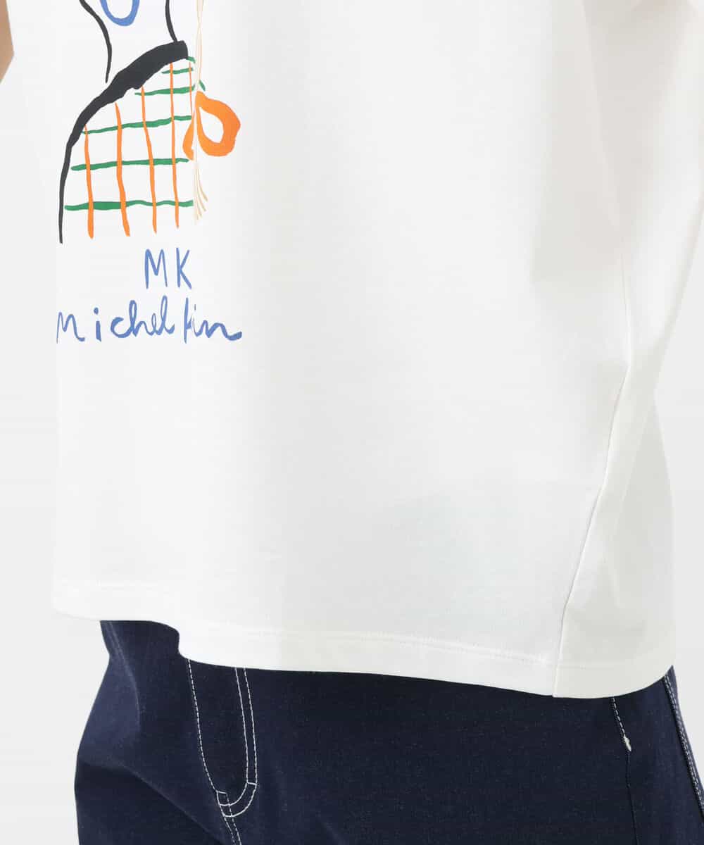 FOKGS05090 MK MICHEL KLEIN(MK ミッシェルクラン) 【Marie Assénat×MK MICHEL KLEIN】30周年記念コラボTシャツ ホワイト