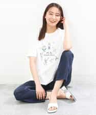 FOKGS06090 MK MICHEL KLEIN(MK ミッシェルクラン) 【Marie Assénat×MK MICHEL KLEIN】30周年記念コラボTシャツ ホワイト