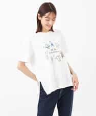 FOKGS06090 MK MICHEL KLEIN(MK ミッシェルクラン) 【Marie Assénat×MK MICHEL KLEIN】30周年記念コラボTシャツ ホワイト