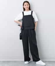 FOKHA62080 MK MICHEL KLEIN(MK ミッシェルクラン) リラックスシルエット ロゴTシャツ/接触冷感/洗える ホワイト