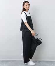 FOKHA62080 MK MICHEL KLEIN(MK ミッシェルクラン) リラックスシルエット ロゴTシャツ/接触冷感/洗える ホワイト