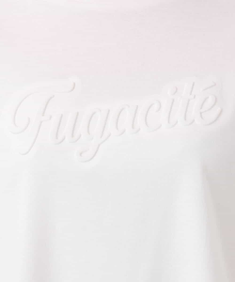 FOKHA62080 MK MICHEL KLEIN(MK ミッシェルクラン) リラックスシルエット ロゴTシャツ/接触冷感/洗える ホワイト