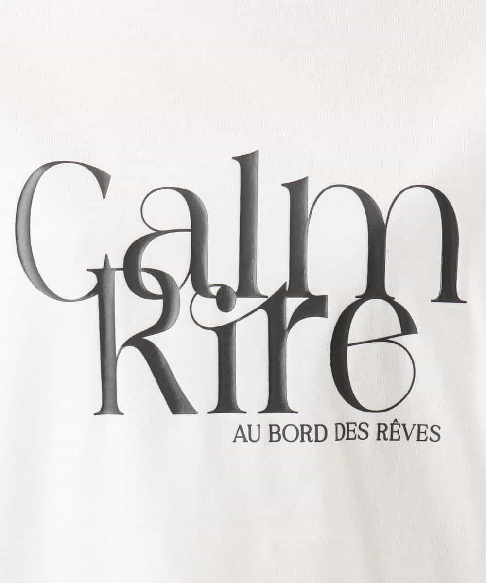 FOKID71085 MK MICHEL KLEIN(MK ミッシェルクラン) [接触冷感/洗える]コットンロゴTシャツ ホワイト