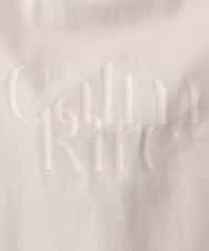 FOKID71085 MK MICHEL KLEIN(MK ミッシェルクラン) [接触冷感/洗える]コットンロゴTシャツ ホワイト
