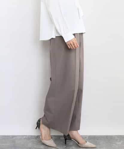 FOLAD45160  ストレートワイドシルエットパンツ（無地・チェック）/洗える
