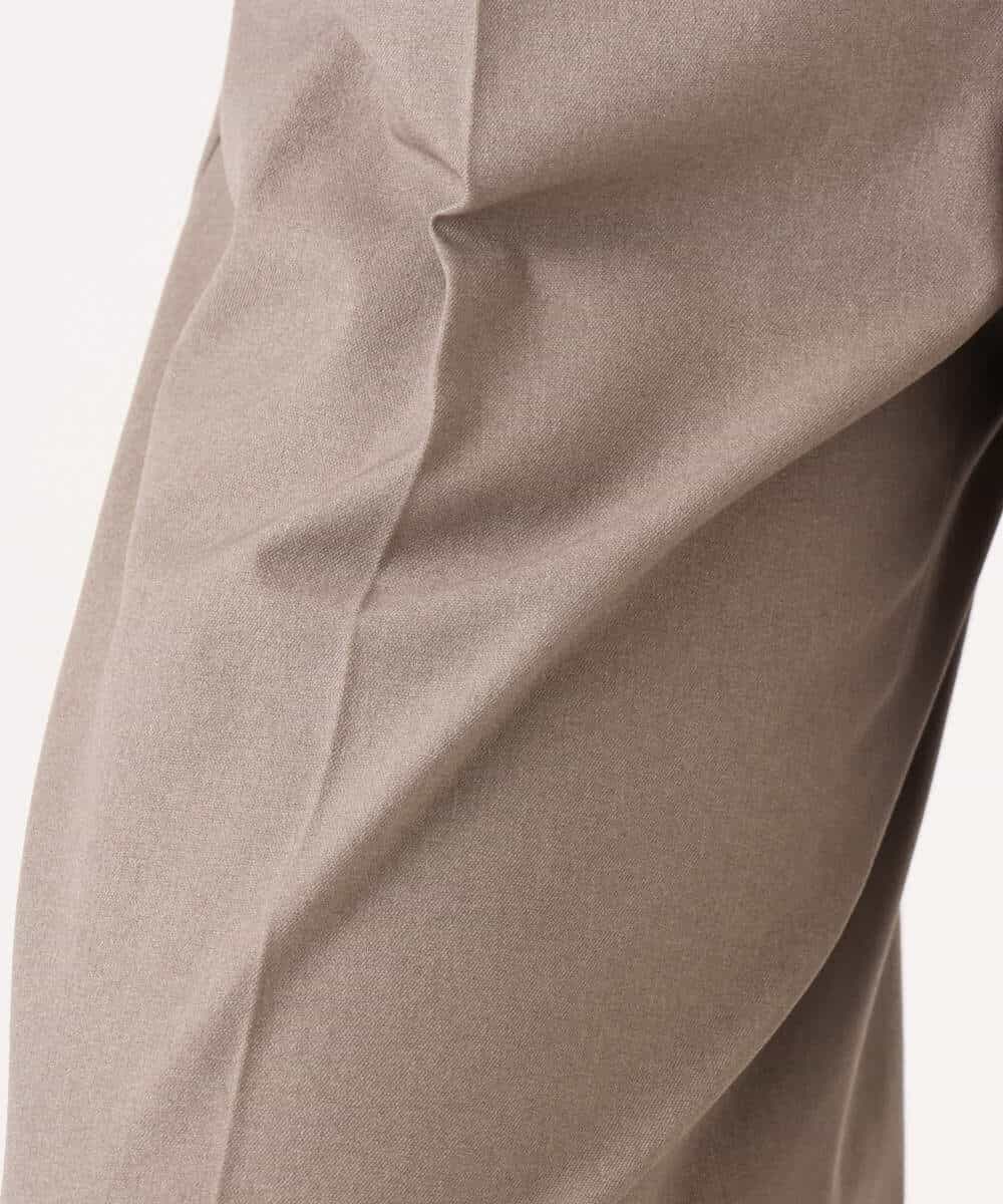 FOLAD45160 MK MICHEL KLEIN(MK ミッシェルクラン) ストレートワイドシルエットパンツ（無地・チェック）/洗える グレー（チェック）