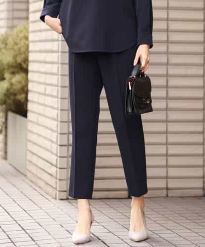 FOLDS10140 MK MICHEL KLEIN ベーシックテーパードパンツ/Comfortシリーズ/制菌加工/洗える