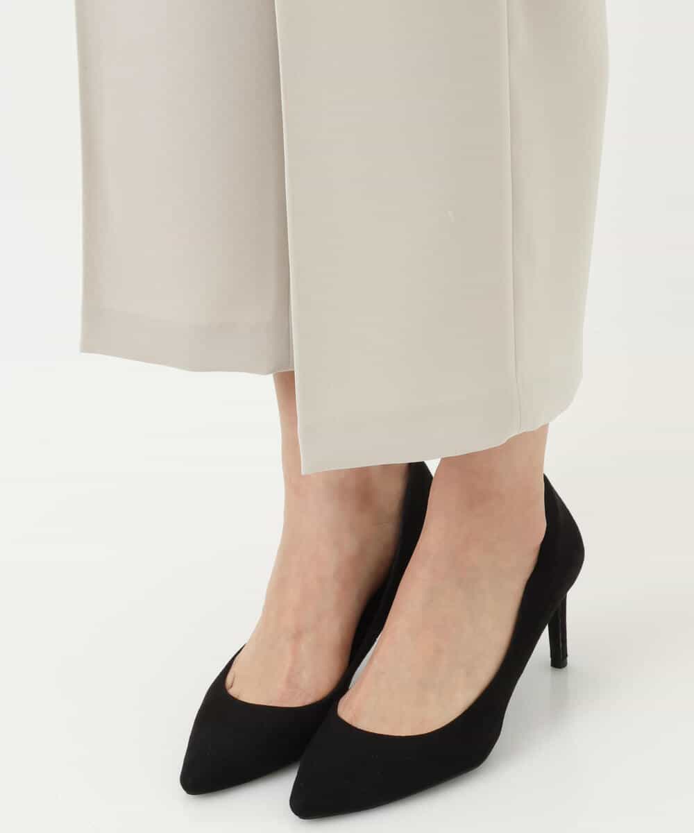 FOLDS12160 MK MICHEL KLEIN(MK ミッシェルクラン) ベーシックワイドパンツ/Comfortシリーズ/制菌加工/洗える ライトベージュ