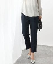 FOLFA28140 MK MICHEL KLEIN(MK ミッシェルクラン) テーパードパンツ/セットアップ対応/洗える ライトグレー