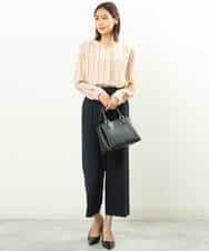 FOLFS34160 MK MICHEL KLEIN(MK ミッシェルクラン) ワイドパンツ/セットアップ対応/洗える ライトグレー