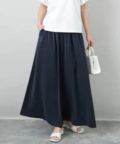 FOLGA51170 MK MICHEL KLEIN リラクシーワイドシルエットパンツ/洗える