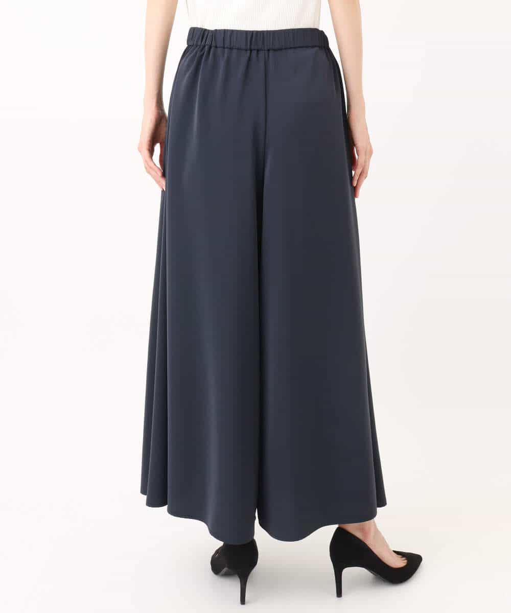 FOLGA51170 MK MICHEL KLEIN(MK ミッシェルクラン) リラクシーワイドシルエットパンツ/洗える ネイビー