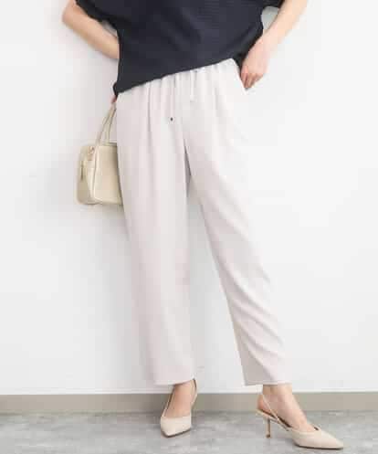 FOLGD44160 MK MICHEL KLEIN テーパードパンツ/接触冷感/UVカット/防シワ/通気性/洗える