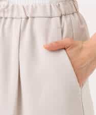 FOLGD44160 MK MICHEL KLEIN(MK ミッシェルクラン) テーパードパンツ/接触冷感/UVカット/防シワ/通気性/洗える ベージュ