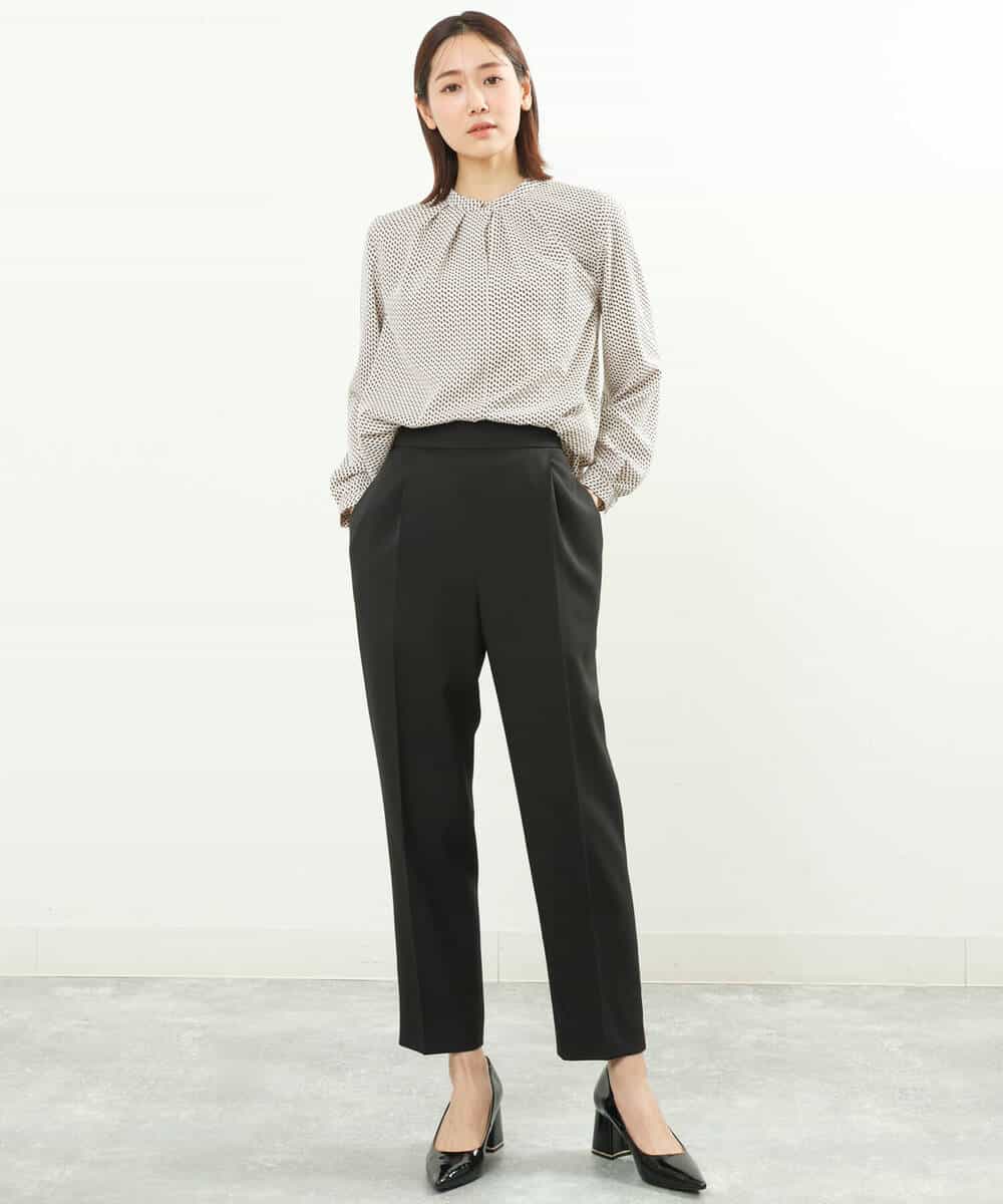 FOLGS36130 MK MICHEL KLEIN(MK ミッシェルクラン) リラックステーパードパンツ/洗える ベージュ