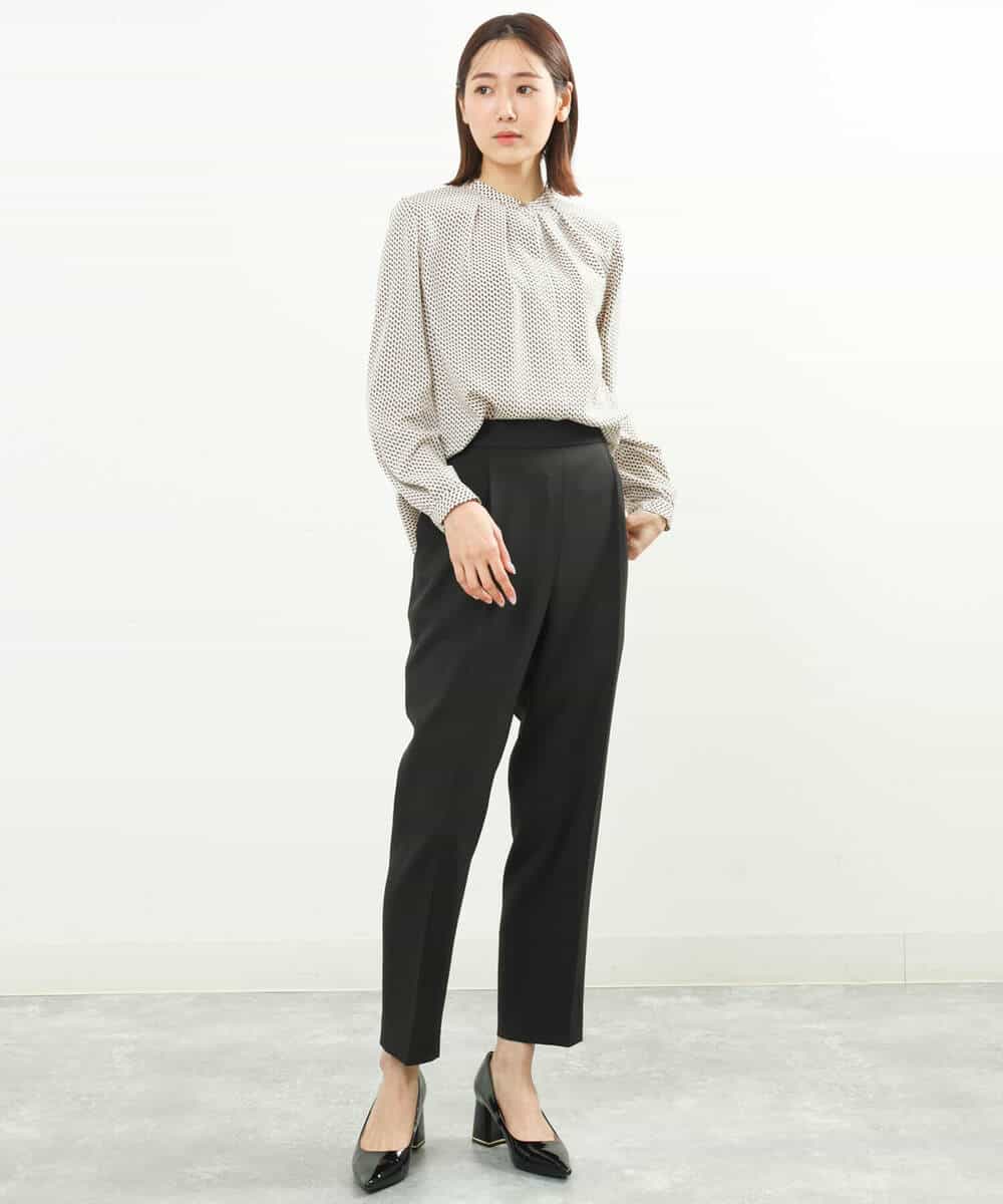 FOLGS36130 MK MICHEL KLEIN(MK ミッシェルクラン) リラックステーパードパンツ/洗える ベージュ