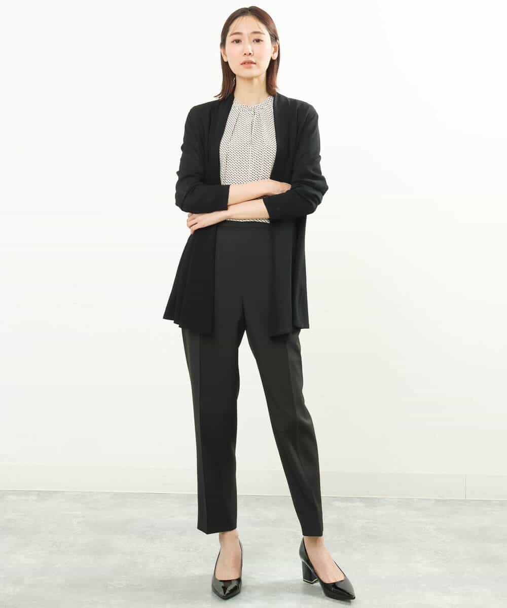 FOLGS36130 MK MICHEL KLEIN(MK ミッシェルクラン) リラックステーパードパンツ/洗える ベージュ